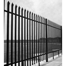 PVC revestido de metal Palisade Garden Fence (ANJIA-096)